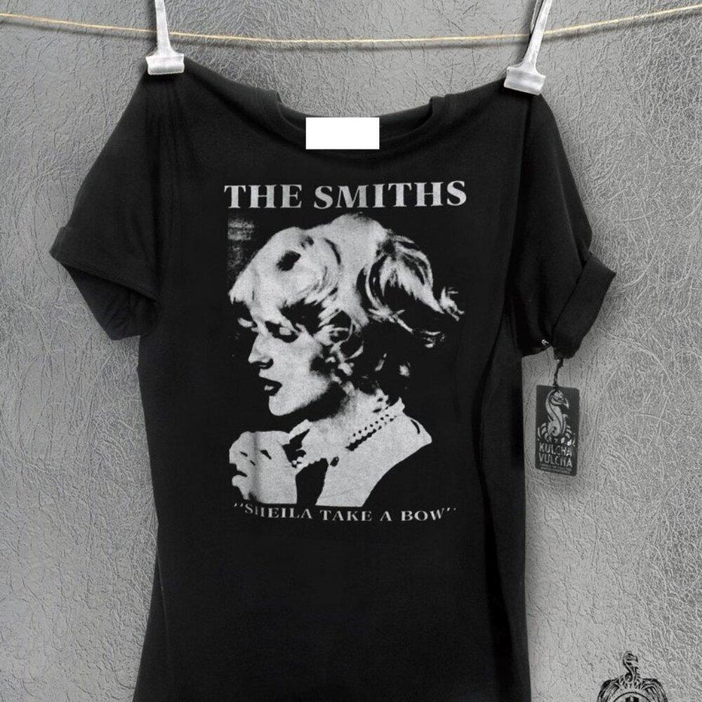 The Smiths Black Tee Band Shirt Classic Music Tee Premium Graphic Tee Shirt St